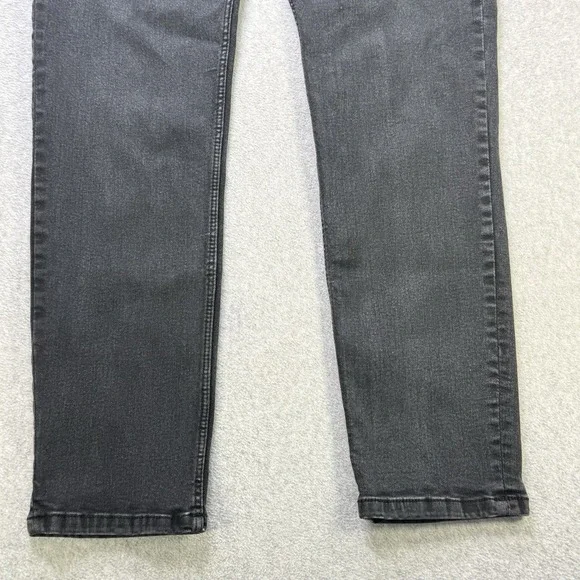 ZARA Y2K Gray Denim Straight Leg‎ Jeans Women's Size 14 - Picture 3 of 8